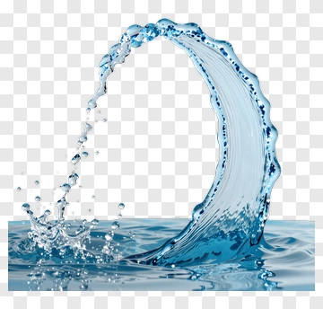 Water Splash Forming A Ring PNG