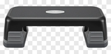 Black Exercise Step With Gray Feet PNG