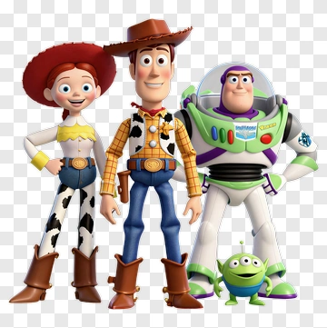 Woody Jessie Buzz Lightyear And Alien PNG