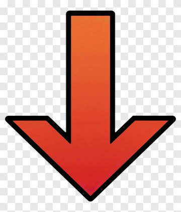 Orange Red Arrow PNG