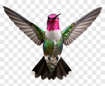 Hummingbird In Flight PNG