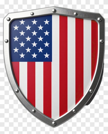 American Flag Shield PNG