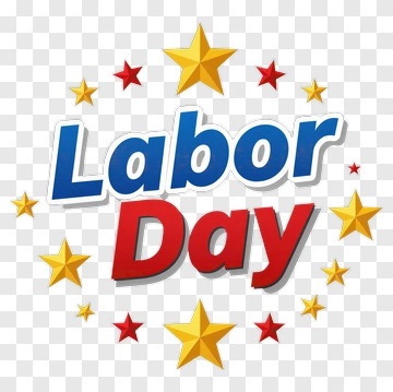 Labor Day Celebration Design PNG