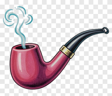 Pink Smoking Pipe PNG