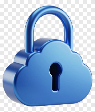 Cloud Padlock PNG