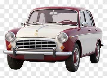 Classic Two-Tone Sedan PNG