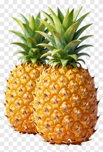 Two Pineapples PNG