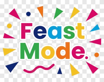 Feast Mode Graphic PNG
