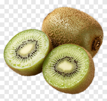 Fresh Kiwi Fruit Cut In Half PNG