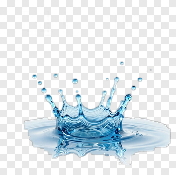 Blue Water Splash PNG