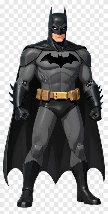 Batman In Classic Costume PNG
