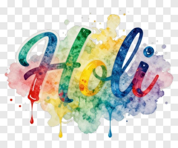 Holi Festival Celebration PNG