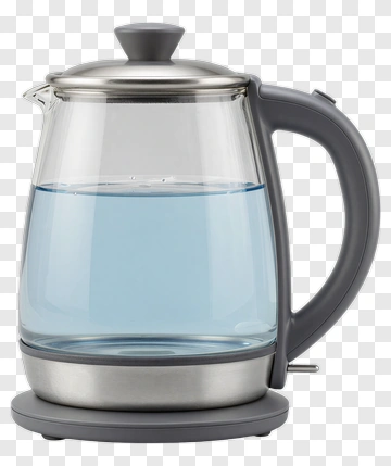 Modern Electric Glass Kettle PNG