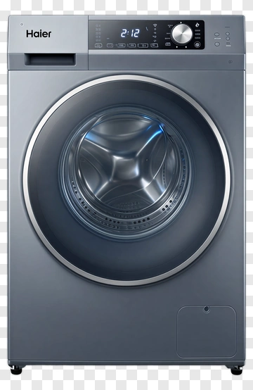 Haier Washing Machine Front View PNG