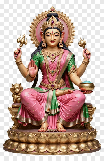 Goddess Statue With Four Arms PNG