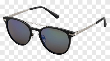 Black And Silver Sunglasses PNG