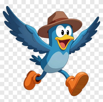 Blue Bird Explorer PNG