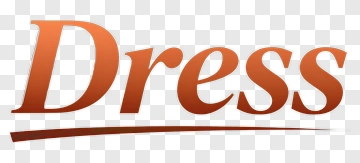 Dress Text Logo PNG