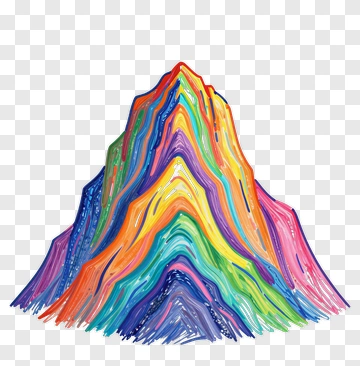 Rainbow Mountain PNG