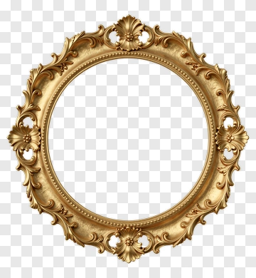 Ornate Gold Frame PNG