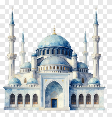 Blue Mosque With Minarets PNG
