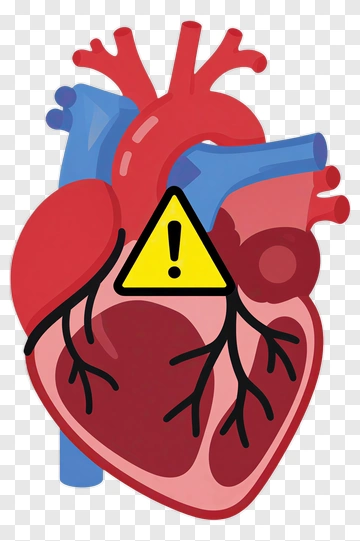 Heart With Warning Sign PNG