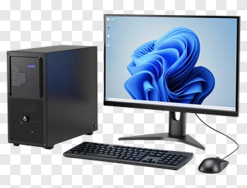 Modern Computer Setup PNG