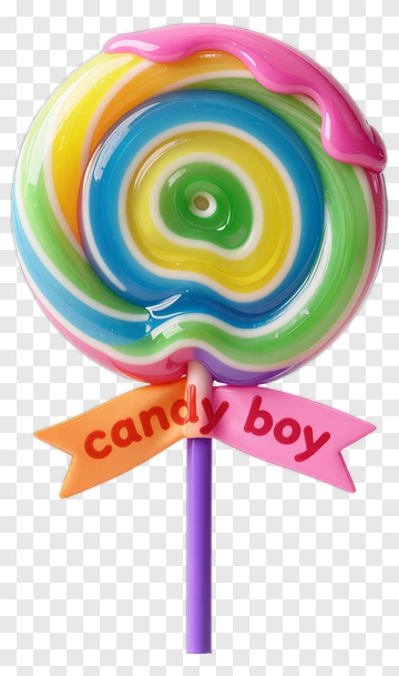 Candy Boy Lollipop PNG