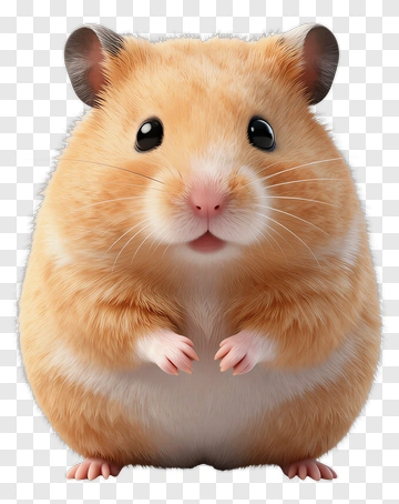 Cute Hamster PNG