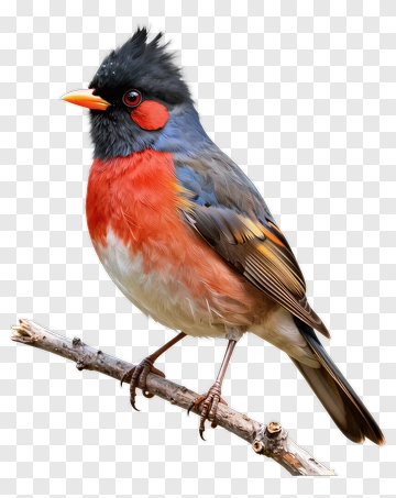 Bird With Red Breast PNG