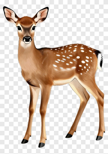 Fawn Standing PNG