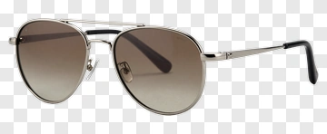 Aviator Sunglasses With Gradient Lenses PNG