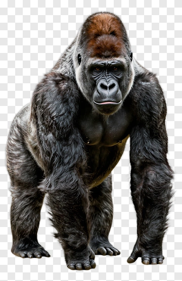 Gorilla Standing PNG