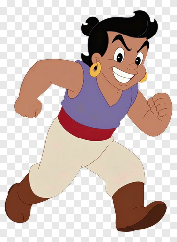 Aladdin Running PNG