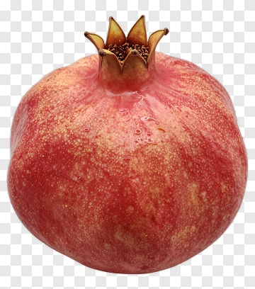Fresh Pomegranate With Dew Drops PNG