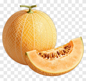 Fresh Melon With Slice PNG