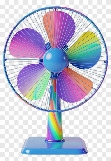 Colorful Fan PNG