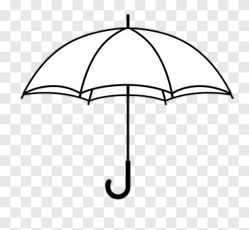 Simple Umbrella Outline PNG