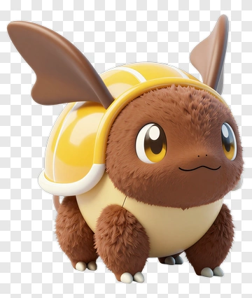 Eevee Wearing Tennis Hat PNG