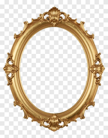 Ornate Gold Frame PNG