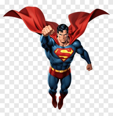 Superman In Flight PNG