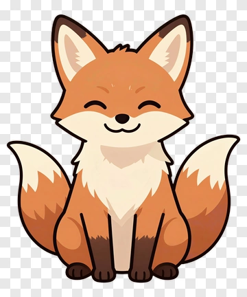 Cute Cartoon Fox PNG