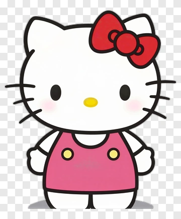 Hello Kitty Cartoon Character PNG