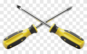 Crossed Screwdriver PNG