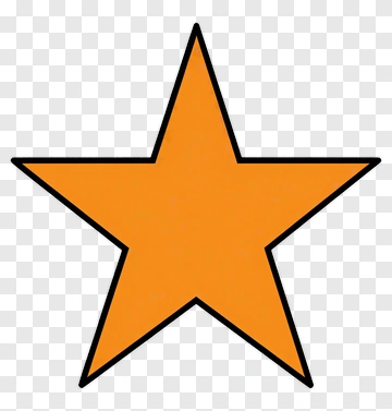 Orange Star PNG