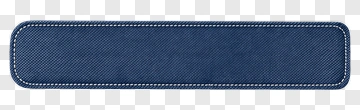 Denim Patch With White Stitching PNG