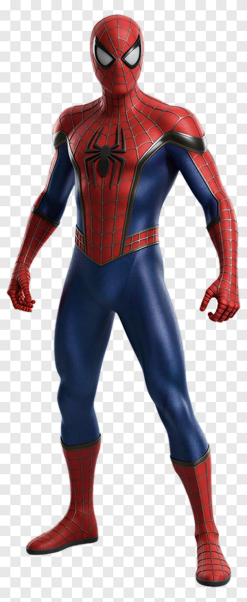 Spider-Man In Red And Blue Suit PNG