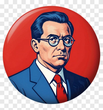 Man In Glasses And Suit PNG