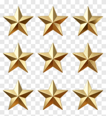 Golden Stars PNG
