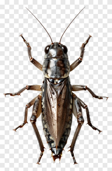Cricket With Detailed Texture PNG